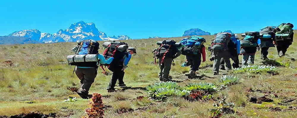 Climbing Mount Kenya